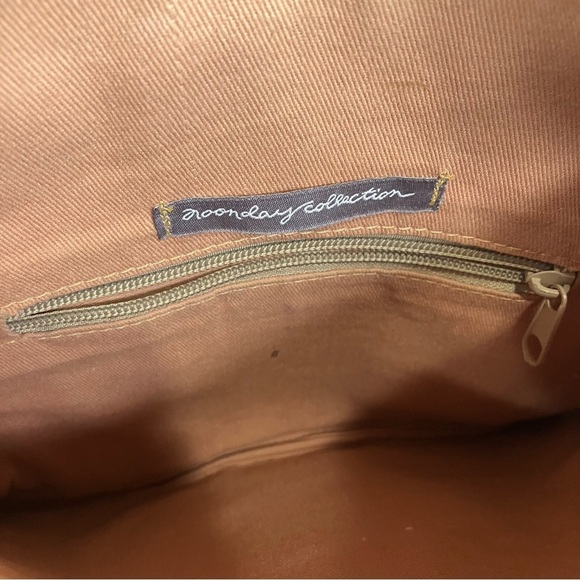 Noonday Collection Adwa fold over crossbody clutch bag small size - Picture 5 of 15